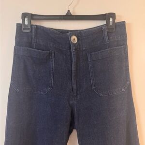 High Rise Dark Blue Women's Jeans